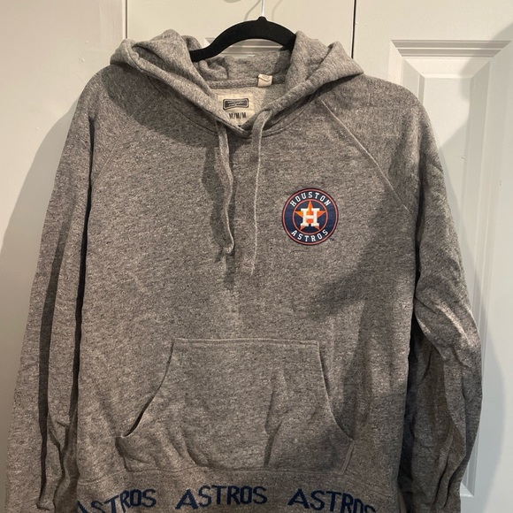 Tailgate Tops - Gray Houston Astros Pullover Sweatshirt